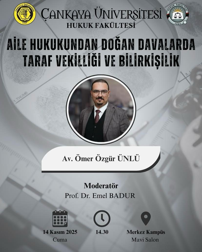 Aile Hukukundan Doğan Davalarda Taraf Vekilliği ve Bilirkişilik Söyleşisi